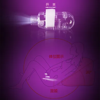 Vibrator de Iluminat cu ochiul Expander de sex Feminin Cu Produse Plug Peeping Vagin Și Dilatate SM Jucarii Sexuale