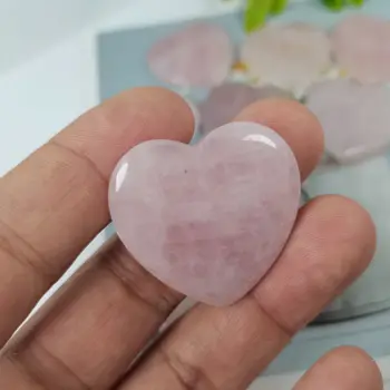 3.5 cm*3.5 cmNatural colorate a crescut pulbere de cristal în formă de inimă masaj cu cristale de cuarț și minerale reiki de vindecare