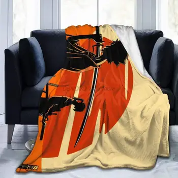 Afro Samurai Pat Pătură de Canapea/Camera de zi/Iarna Cald Confortabil de Pluș Arunca Pături pentru Adulti Sau Copii