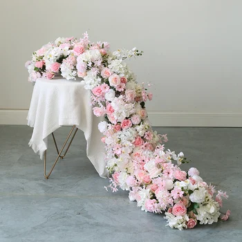 Artificiale Bujor RoseWedding Fundal Fals Perete Floare de Hortensie Rând Decorațiuni DIY Combinație Nunta Arc Aranjament