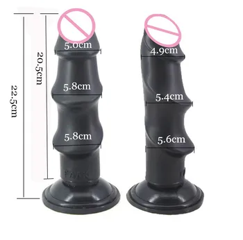 FAAK vibrator realist de aspirație cu nervuri penis artificial penis mare jucarii sexuale pentru femei man extreme a stimula adult produse pentru sex shop Anal plug