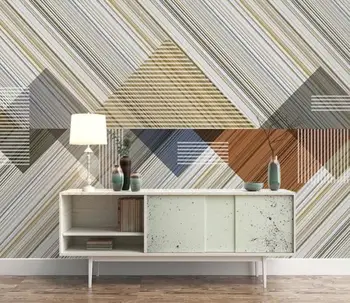 Tapet personalizat Nordică modernă, simplitate și lux imagini de fundal pentru camera de zi dormitor Geometrice 3D tapet de fundal de pictură murală