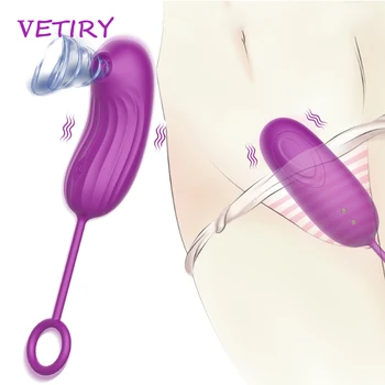 Clit Sucker Vibrator Stimulator Clitoris Jucarii Sexuale pentru Femei Suge Sfarcul sex fara preludiu sex Feminin Masturbare Penis Inel de Blocare pentru Bărbați