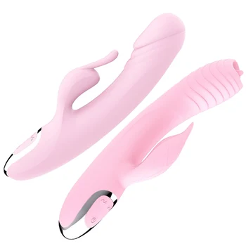 Dubla Penetrare AV Vibratoare Jucarii Sexuale Pentru Femei Cu Biberon Clitorisul Fraier G Spot Vibrator Pentru Adult Masturbator Vaginal