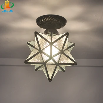8 Inch Pentagrama Hol, Culoar De Lumină Nordic Star Light-Un Hol Modern, Extravagant Dormitor Balcon Lumina Plafon