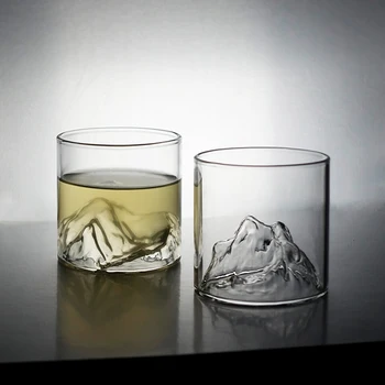 Fujiyama cupa de sticla retro Japoneză apă ceașcă de cafea Japoneze ceașcă de ceai cu whisky acasă de sticlă rezistente la căldură de sticlă de sticlă de apă