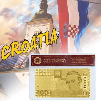 Rare Ucraina UAH 100 de Folie de Aur a Bancnotelor False Bani de Factura Non-curreny Bancnote Bani Propunerii de Comemorare Cadou pentru Barbati