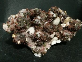 475.7 gNatural cristal, salifere minereu de fier, calcit, paragenetic mostre de minerale