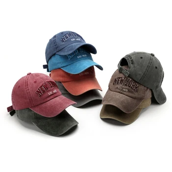 En-gros Unisex Șapcă de Baseball Spălat Bumbac Tata Pălărie de Epocă Pălării pentru Bărbați Scrisoare Broderie Sepci Snapback pentru Femei Pălărie de Baseball