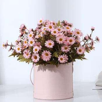 Daisy Artificiale Buchet de Flori pentru Grădină Acasă Decor de Nunta DIY de Mireasa de Matase Flori False Accesorii