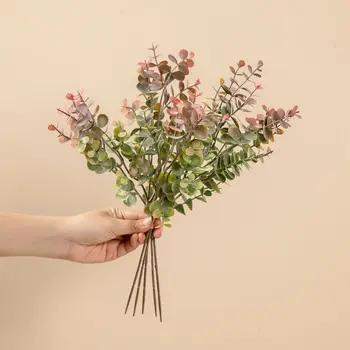 Fals eucalipt Holly buchet de flori pentru DIY buchet de mireasa garden home decor nunta recuzită