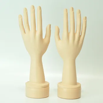 CAMMITEVER 1 Pereche Femei Manechin de Mână Realist Manechinului Mâinile de Mănuși Brățară Inel & Afișare Bijuterii