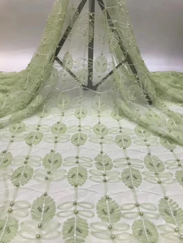 African dantela tesatura 2020 de înaltă calitate, broderie dantelă franceză ochiurilor de plasă tesatura dantela, potrivit pentru Nigerian rochie de petrecere D3750