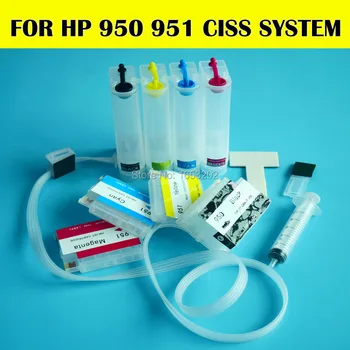 1 SET Gol 950/951 CISS Pentru HP 8100 8600 8610 8620 Imprimante Plotter Cu ARC Chips-uri HP950 HP951 Ciss
