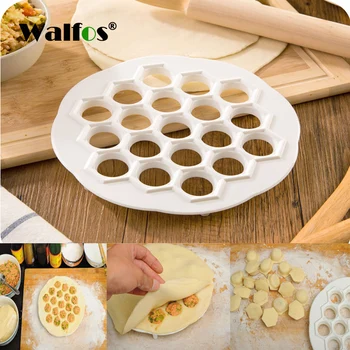 WALFOS Noi Găluște Mucegai Filtru de Bucătărie Aluat Presa Ravioli DIY 19 Găuri Găluște Filtru de Mucegai