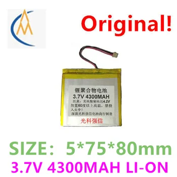 Noi 3.7 V litiu polimer baterie 507580 4300mah tablet pc mobil circuit de alimentare cu bord de protecție