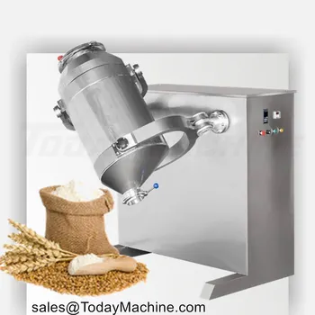 3d industriale, cu Tambur Mixer Rășină Epoxidică Cereale Alimente Granule de Pulbere de Amestec Blender Mașină