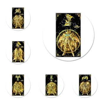 58mm Saint Seiya Icoane Ace Insigna Decor Broșe Metalice Insigne Pentru Ghiozdan Decor