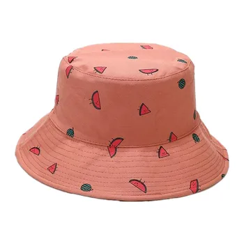 LDSLYJR 2021 Desene animate Pepene verde Imprimare Găleată Pălărie Pescar Pălăria în aer liber, de Călătorie Pălărie de Soare Capac Pălării pentru Bărbați și Femei 123