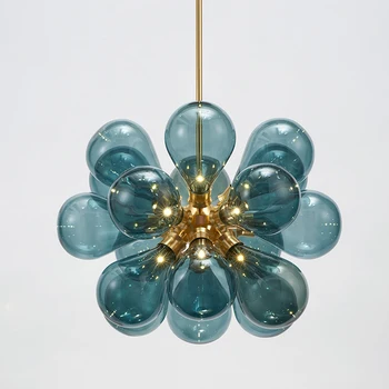 Nordic Moderne, Creative, Colorate Balon De Sticlă De Lampă Pentru Camera De Zi Dormitor De Iluminat Candelabru Agățat Lumini