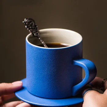 Delicat Cana De Cafea De Călătorie Personalizate Cadou Cupa Albastru Cani Personalizate De Anul Nou 2022 Frumos Set De Ceai Original Și Amuzant Cadouri