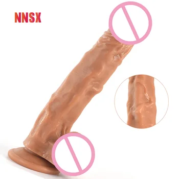 NNSX Vibrator Realist Textura Anal Plug ventuza Moale Sexs Masturbari Sex Produsele Femeie Vibrator pentru Gay 18 Dildosex Jucărie Bunuri
