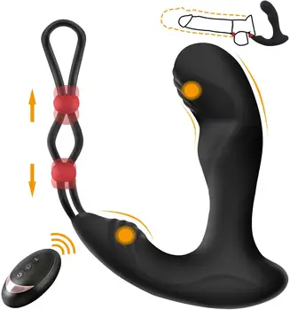 Telecomanda Wireless Sex Masculin, Prostata Pentru Masaj Vibrator Anal Plug Din Silicon Rezistent La Apa Stimulator Fundul Intarziere Ejaculare Jucarii