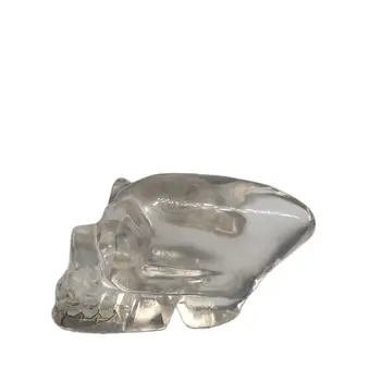 Naturale Cristal de Cuarț Minunat elf Craniu Vinde Piatră și Cristal Decor Acasă Decorative Craniu de Cristal Handcarved Cadouri de Vacanță