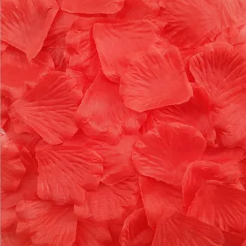 500pcs Mătase Artificială Flori decorative Petale de Trandafir Petrecere de Nunta Decoratiuni RD Valentine petale de trandafir flores artificiales
