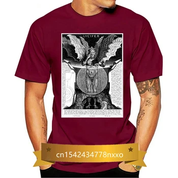Lucifer - Dante ' s Inferno - Tricou 28 T-Shirt Biserica lui Satan Pentagrama Vrăjitorie