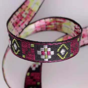 10yard broderie chingi jacquard țesute bandă de dantelă tapiterie panglică 1,5 cm tribal tigan DIY îmbrăcăminte accesorii cadou papusa deco miao boho