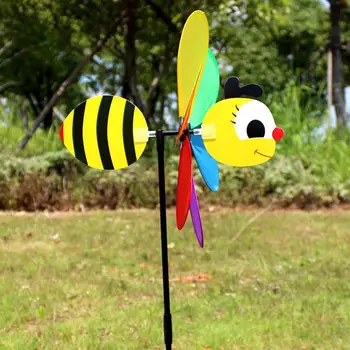 1 buc Copii Colorate Moară de vânt de Desene animate de Animale Wind Spinner Casa Gradina Curte Decor în aer liber, Jucării pentru Copii Decor Acasă Jucarie pentru Copii