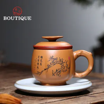 Yixing Manual Lut Violet Ceai Pu ' er Cana cu Filtru Cani Ceramice Birou Cesti de Apa Cutie de Cadou de Călătorie Kung Fu Set de Ceai Drinkware