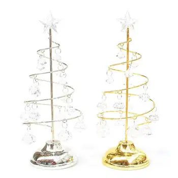 Tabelul Top Pom de Crăciun Lumina LED-uri de Crăciun de Decorare Pomi de Lumina de Noapte Luminat Pom de Crăciun Cu Bază Stabilă Pentru Dormitor