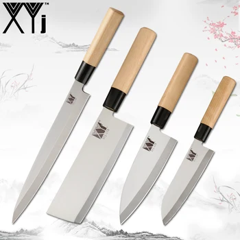 XYj Chef Cutite De Bucatarie Japonez Sushi-Ul Cu Somon Cuțite Din Oțel Inoxidabil Cuțit De Bucătărie Sashimi Prime File De Pește Straturi Satâr