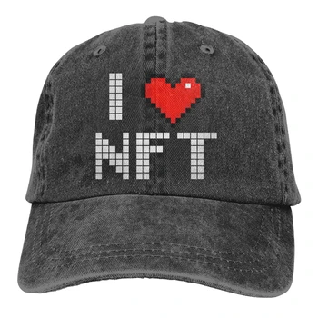 NFT Non-Fungibile Token-uri Multicolore Pălărie Atins Femei pe Cap imi Place ALB Personalizat Vizieră de Protecție Pălării