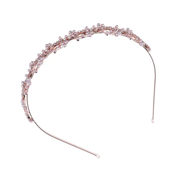 Curbele de Păr Metal Hoop Temperamentale Perle Stabil Cristale de Pălării pentru Femei, Mama Fiica Prieteni