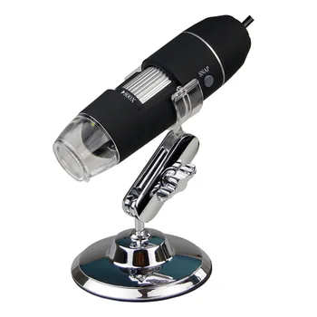 USB 800X Microscop Digital cu 8 LED-uri Reglabile 0X-800X Zoom Optic cu Lupa pentru Marire Microscoape Biologice