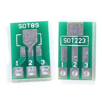 20buc SOT89 SOT223 Să se SCUFUNDE PCB Transfer de Bord Pin Adaptor Convertor Dublu Părți 1,5 Mm, 2.3 Mm La 2.54 Mm Pin Pitch Avizier