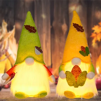 Crăciun suedeză Gnome Lumini de Noapte Mos craciun Papusa de Plus Ornamente de Crăciun Cadou Nou 2021 Decoratiuni de Toamna pentru Casa Decore