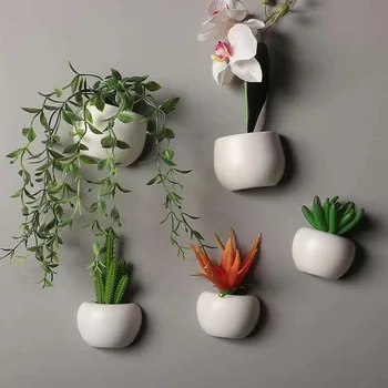 Creative 3D Simulare de Plante Frigider Autocolant Acasă Intrarea Bucătărie Decorare DIY mașină de spălat Vase Puternic Magnet Suvenir Cadou