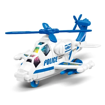 Inerțiale de Sunet și Lumină Elicopter, Avion de Pasageri de Tren de Mare Viteză Model de Masina cu Lumină și Muzică pentru Copii Jucărie Cadou de Ziua de nastere