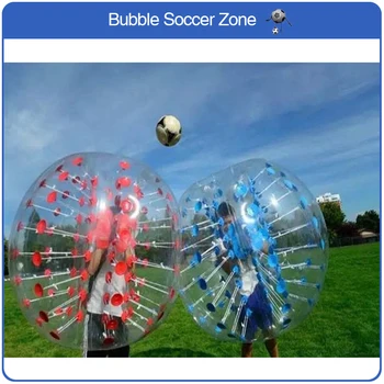 Transport gratuit la 1,5 m (4.9 ft) Gonflabila cu Bule Minge de Fotbal Bubble Fotbal de Aer Zorb Mingea Bara de Slab Pentru Adult Bumper Ball