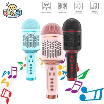 Portabil Bluetooth Karaoke DJ Microfon Wireless Profesional de Boxe Home KTV Microfon Handheld mikrofon Jucării pentru Copii Cadouri