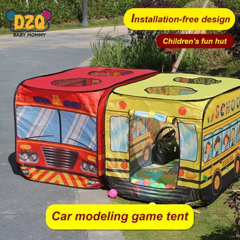 Cort pentru copii de joacă interioare și în aer liber băieți și fete copilul găleată tema auto jucării casă mică distracție hut