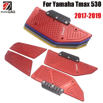 Motociclete accesorii decorative anti-skid pad piciorul Pentru Yamaha Tmax 530 2017-2019 fața pedala pedala de picior foot pedal pad