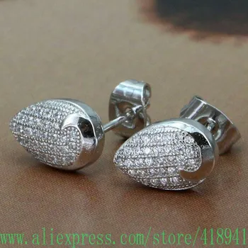 Placat cu argint cercei , Placate cu Argint moda bijuterii , piatră /bhcajyja bwoaknva #019