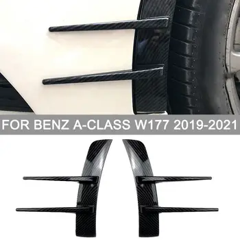 Stil Carbon Bara Fata Partea de Aerisire Capac capitonat Pentru Benz a-Class W177 A35 AMG