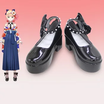 Unisex Anime Pentru Că Momosuzu Nene De Cosplay, Costume, Pantofi, Cizme Personalizate De Dimensiuni Mari
