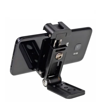 Z în Formă de Cap de Pliere Design Stand Metalic Mobil Telefon Clip Rotative Orizontale și Verticale de Sprijin de Fotografiere Stabilă Suport de Telefon